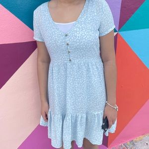 Ultra Flirt Calico Floral Mini Dress